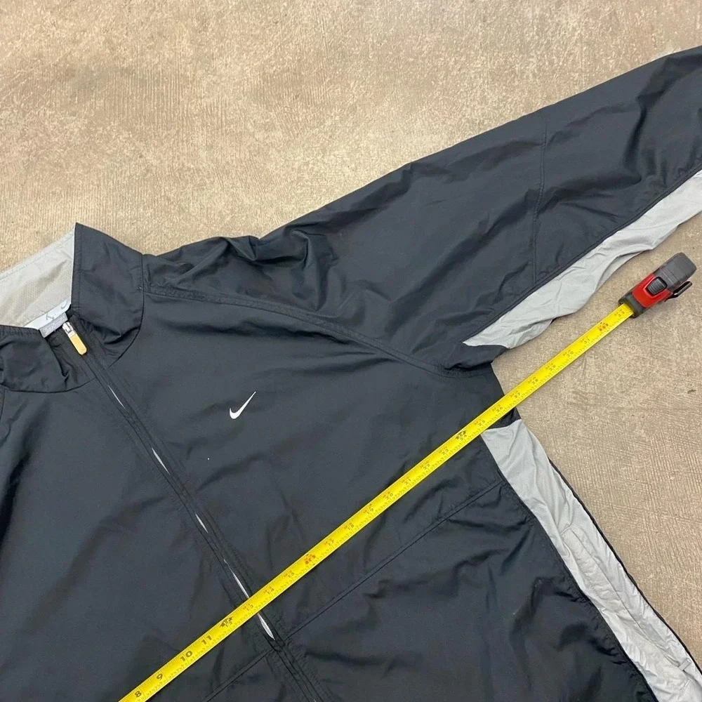 Vintage Nike Fill Zip Grey Tag Two Toned Windbreaker Jacket Size XL